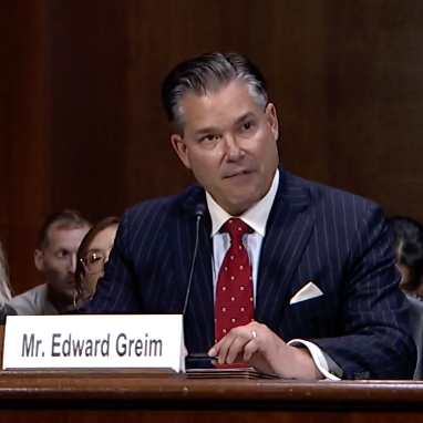 CEC Board Member Edward "Eddie" D. Greim, Esq. (U.S. Senate)